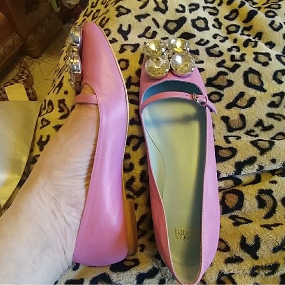 NWT Kate Spade Frances Valentine Crystal Flats - Picture 3 of 8